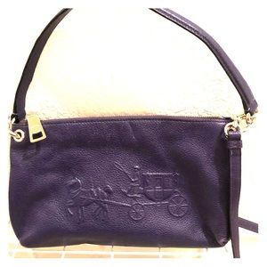 Coach purple leather purse!